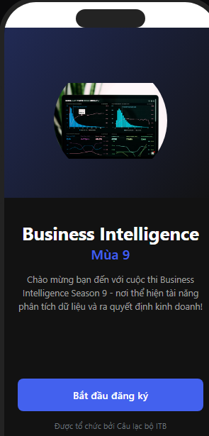 Business Intelligence Competition Registration